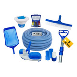 Kit Limpeza Completo Para Piscinas Fibra Vinil E Alvenaria