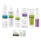 Kit Limpeza De Pele Vita Derm Com Protetor Solar 7 Produtos