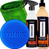 Kit Limpeza E Hidratação De Couro Vonixx Limpa E Hidrata