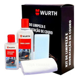 Kit Limpeza E Hidratação De Couro Wurth Limpa E Hidrata