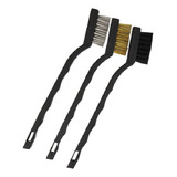 Kit Limpeza Eletrônicos Com Escova Anti Estática Aço Nylon