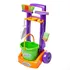 Kit Limpeza Infantil Balde Pá Rodo Vassoura Mobicar Usual