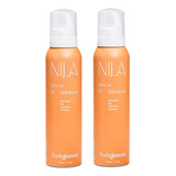 Kit Limpeza Íntima Feminina Espuma Nila 150ml 2un