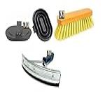 Kit Limpeza Limpa Cavalo Rodo Raspador Escova Raspadeira