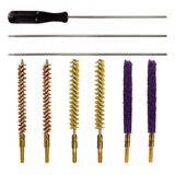Kit Limpeza Para Carabina De Pressão 4 5mm E 5 5mm 6 Escovas