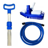 Kit Limpeza Para Piscina Aspirador Cabo 2 Metros Mang 4m