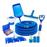 Kit Limpeza Para Piscinas Fibra Alvenaria Vinil