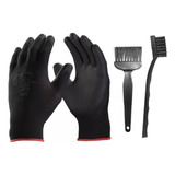 Kit Limpeza Pcb Luva Anti estática Pincel Escova Esd Eletro
