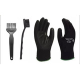 Kit Limpeza Pcb Luva Anti estática Pincel Escova Esd Eletro