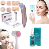 Kit Limpeza Pele Peeling Vaporizador Facial