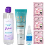 Kit Limpeza Pele Sérum Cuidado Facial Profissional Completo