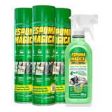 Kit Limpeza Pesada Espuma Magica Spray E Liquida