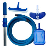 Kit Limpeza Piscina Inflavel Intex Aspirador Escova Cabo 2m