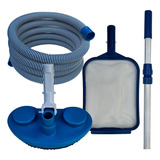 Kit Limpeza Piscina Inflável Mangueira 5m Peneira aspirador