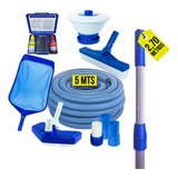 Kit Limpeza Piscinas Fibra Vinil Alvenaria Cabo 2 70m