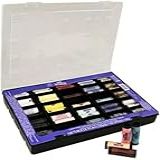 Kit Linha De Costura Estojo Magna Com 100 Tubos Coloridos 100 Poliéster