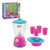 Kit Liquidificador Cozinha Infantil Brinquedo Criança Copos