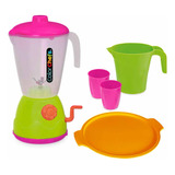 Kit Liquidificador Infantil Com Utensílios Color Chefs 