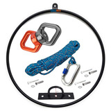 Kit Lira Acrobática Circense Cinza Metalica
