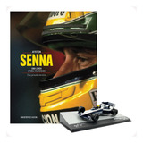 Kit Livro Ayrton Senna Uma Lenda A Toda Velocidade Miniatura F1 Brabham Bmw Bt52b 1983
