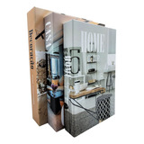 Kit Livro Caixa Decorativa Organizadora Design Romântico Cor Color Variados