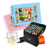 Kit Livro Colorir Bobbie Goods Friends Ursinho 50 Desenhos Capa Dura Original 60 Canetinhas Marca Texto Ponta Dupla Adultos Antiestresse Relaxante Estimula Criatividade Presente Ideal Dia Das Crianças