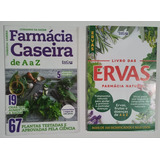 Kit Livro Das Ervas E Livro Farmácia Caseira De A A Z