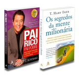 Kit Livro Pai Rico Pai Pobre E Segredos Mente Milionária