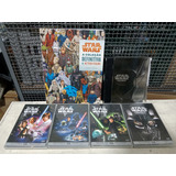 Kit Livro Star Wars 4 Dvds Trilogia