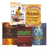 Kit Livros Esotéricos Umbanda Orixás Búzios Religião Afro