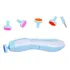Kit Lixa De Unha Elétrico Para Bebê Com Estojo Buba Cor Branco E Azul