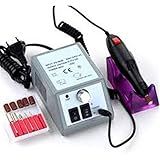 KIT LIXADEIRA DE UNHA PROFISSIONAL LIXA DE UNHAS PARA MANICURES PARA GEL E FIBRA COM ACESSORIOS 127V