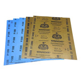 Kit Lixas D agua 1200 1500 2500 3000 5000 Sticker Polimento