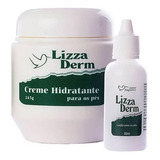 Kit Lizza Derm Loção Creme Hidrataçao Profunda Para Os Pés