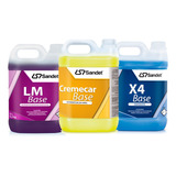 Kit Lm X4 Cremecar Base Sandet 5l Lavagem Completa 5x100
