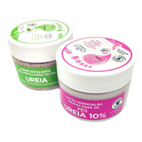 Kit Loção Pés Hid Uréia esfoliante Flores Vegetais 250g