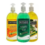 Kit Loção Pré Loção Pós Gel Pós Depimiel 1lt Depilatório