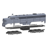 Kit Locomotiva Alco Pa 3d Cpef Fepasa Escala 1 87 Ho