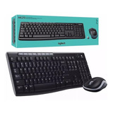 Kit Logitech Wireless Teclado E Mouse Mk270 Com Ç
