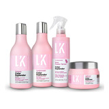 Kit Lokenzzi Color Explendor Shampoo Cond Spray Mascara