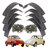 Kit Lona Freio Roda Dianteira Roda Traseira Fusca 4 Furos