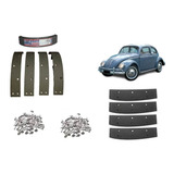 Kit Lona Freio Roda Dianteira Roda Traseira Fusca 5 Furo X