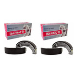 Kit Lona Patins De Freio Diant tras Cg 150 Titan Diafrag