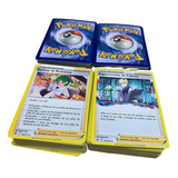 Kit Lote 50 Cards Cartas De Treinadores E Itens Pokemon Tcg