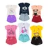 Kit Lote 6 Conjunto De Menina Roupa Infantil Feminino 