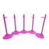 Kit Lote 9 Suporte Pink Para Boneca Barbie Monster High