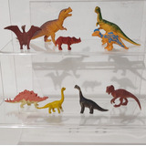 Kit Lote Brinquedos Dinossauros Em Miniatura