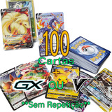 Lote 40 Cartas Pokémon Vmax V Gx Em Português Cartas Brilhantes Sem Repetir  - TechBrasil