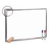 Kit Lousa Quadro Branco 100x80 2 Marcadores E Apagador