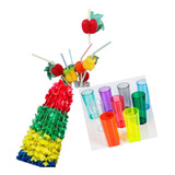 Kit Luau 150 Itens 50 Colares 50 Copos 50 Canudos Drinks